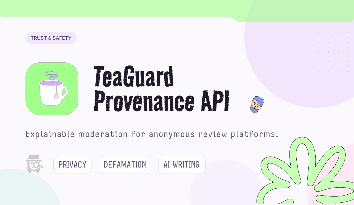 TeaGuard Provenance API