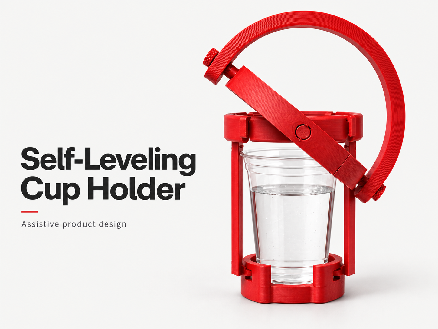 Passive Self-Leveling Cup Holder