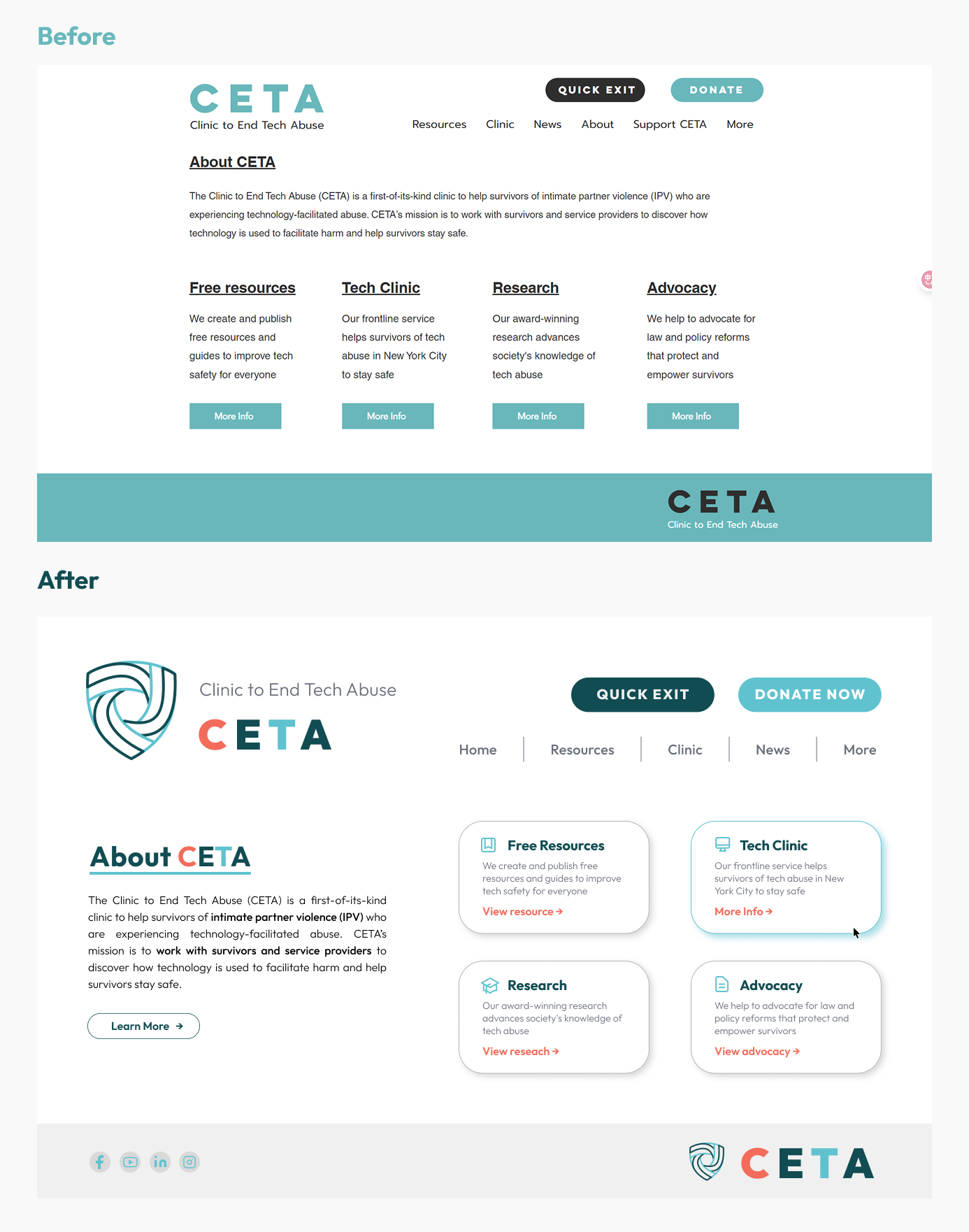 CETA Website Redesign - Gallery 1