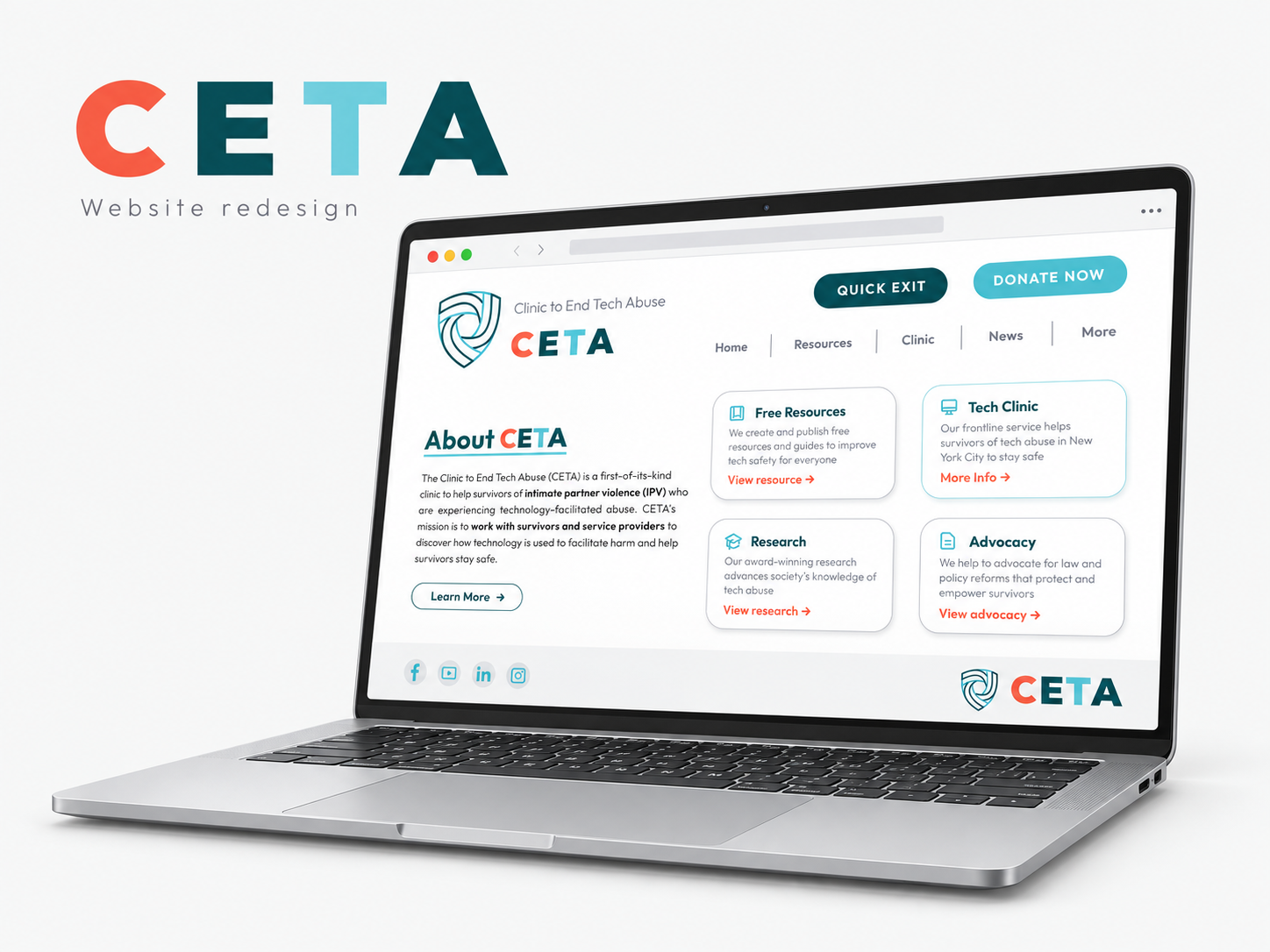 CETA Website Redesign