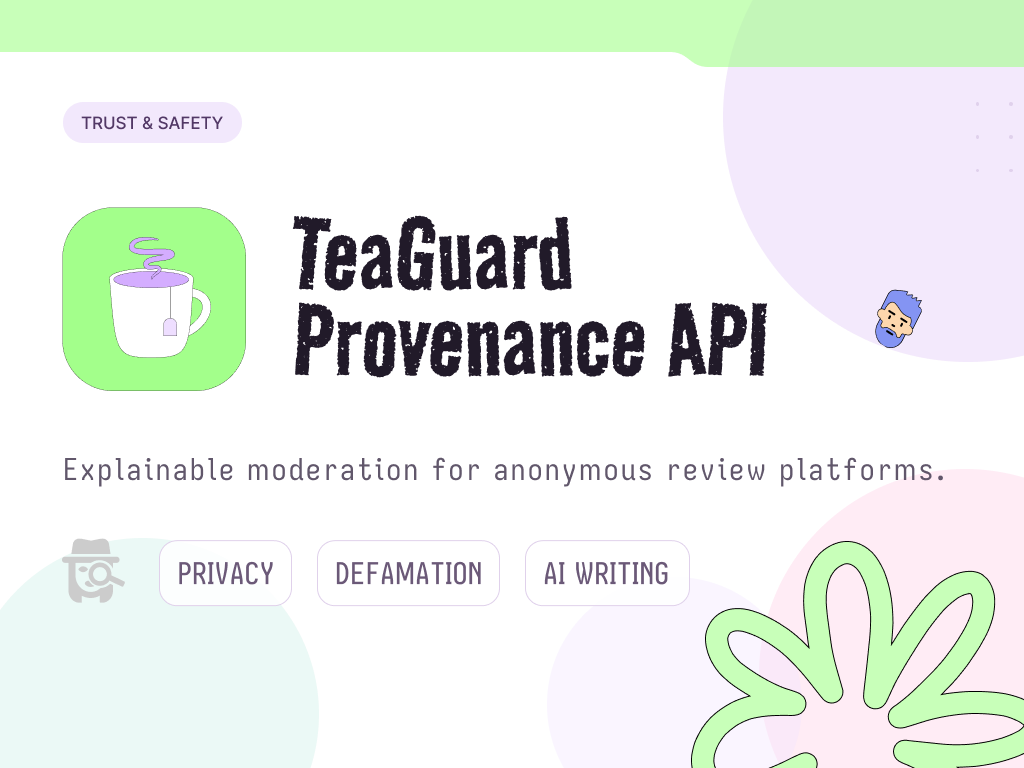 TeaGuard Provenance API